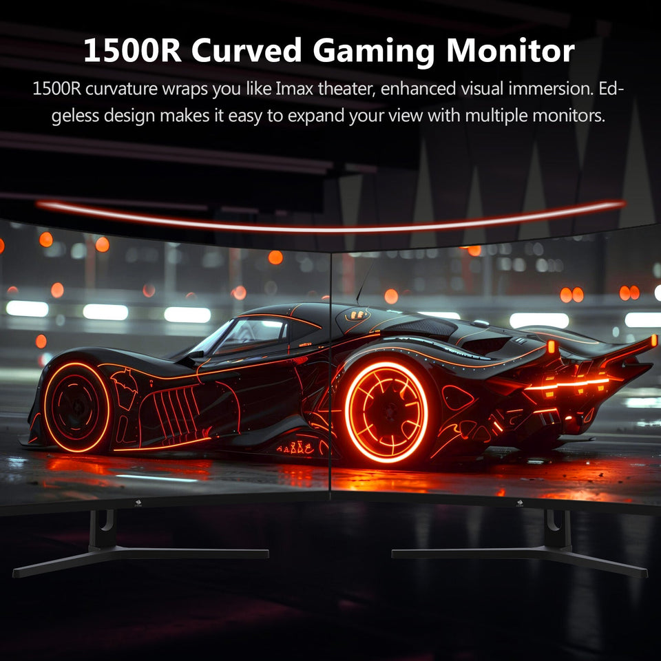 Z-EDGE 32-inch Curved Gaming Monitor 16:9 1920x1080 240Hz 1ms Frameless LED Gaming Monitor. UG32P AMD Freesync Premium Display Port HDMI