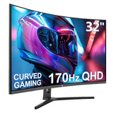 Z-EDGE 32 2560 x 1440 QHD 170Hz 1ms 2K Curved Gaming Monitor. HDMI x 2. DP x 2. Support Universal Mount