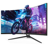 Z-EDGE 34 Inch 165Hz Curved Gaming Monitor. WQHD 1440P VA Display. 1ms MPRT. AMD FreeSync. HDR Support. VESA Mount Compatible. Black