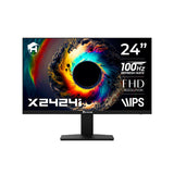 HAJAAN 24 Inch FHD 1920 x 1080p IPS Computer Monitor with 100Hz Refresh Rate | Ultra-Slim Bezels | Wall Mountable | HDMI. VGA (X2424i) - 1 Year Warranty