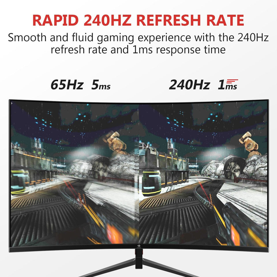 Refurbished: Z-EDGE 27 240Hz/280Hz Curved Gaming Monitor