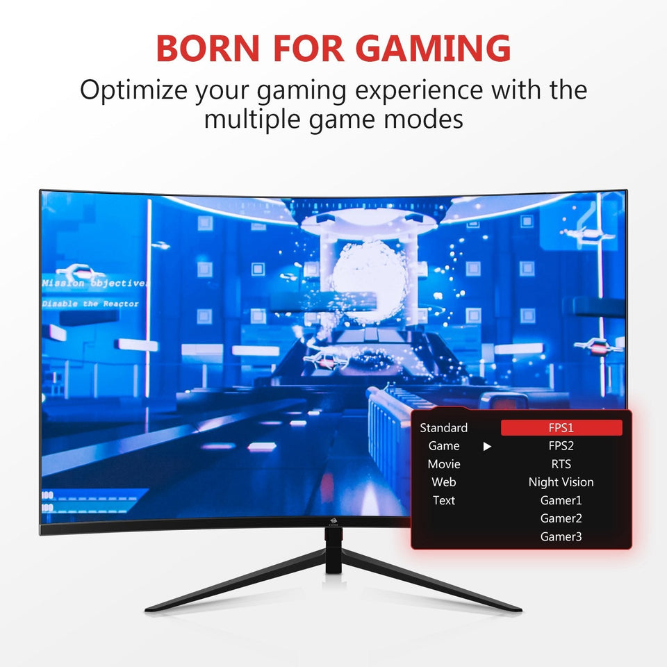 Refurbished: Z-EDGE 27 240Hz/280Hz Curved Gaming Monitor