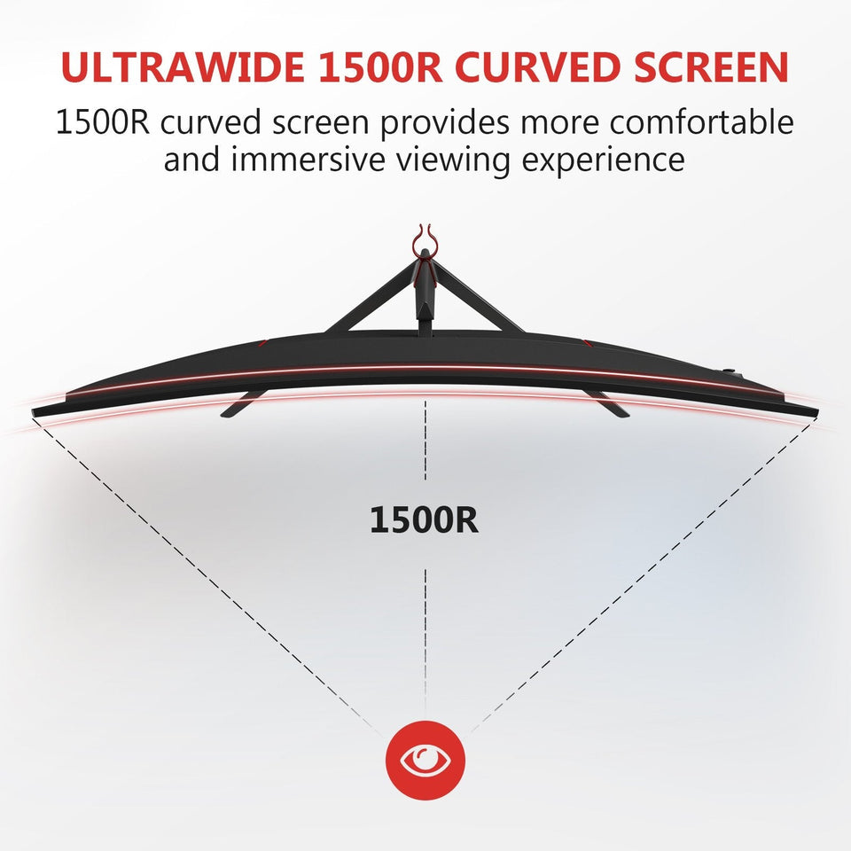 Refurbished: Z-EDGE 27 240Hz/280Hz Curved Gaming Monitor