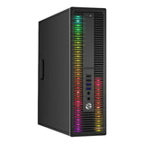 Custom Built RGB Lights - HP EliteDesk Desktop Computer Intel Core i5 - 6500. 3.2 GHz 8GB RAM 512GB SSD Win 10 Pro WIFI. Gaming PC Keyboard & Mouse - Refurbished