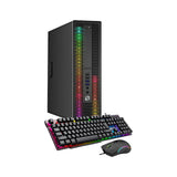 Custom Built RGB Lights - HP EliteDesk Desktop Computer Intel Core i5 - 6500. 3.2 GHz 8GB RAM 512GB SSD Win 10 Pro WIFI. Gaming PC Keyboard & Mouse - Refurbished